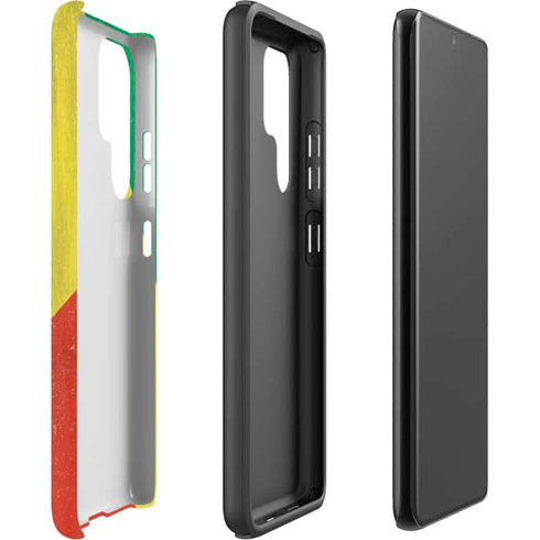 Republic of the Congo Flag Distressed Galaxy S22 Ultra Pro Case